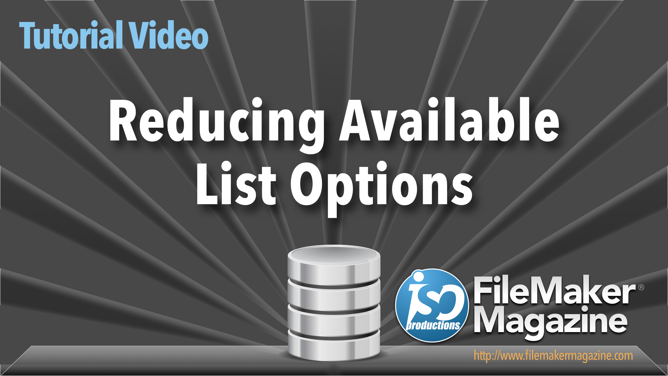 Reducing Available List Options