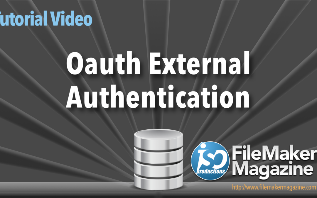 Oauth External Authentication