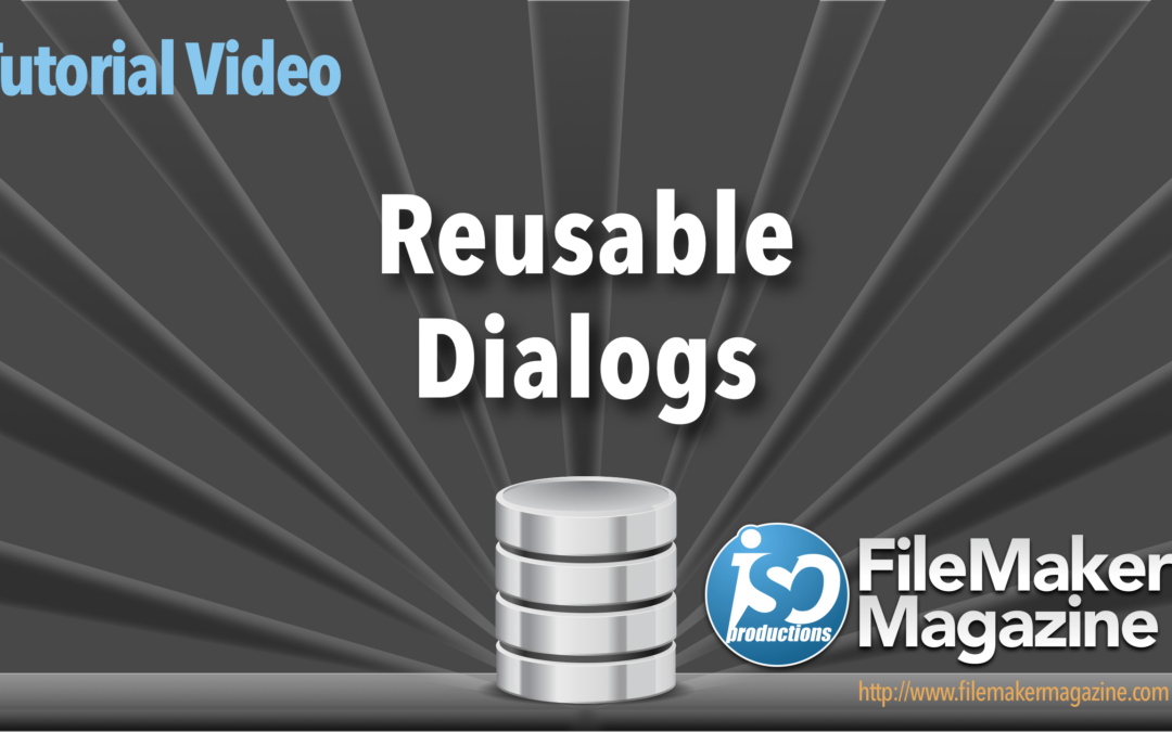 Reusable Dialogs