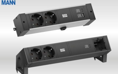 Bachmanns Tischanschlussfelder mit dem Alleskönner USB-C