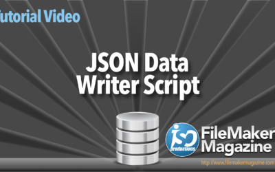 Scripting – JSON Data Writer