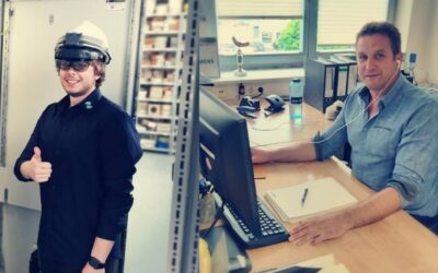 Inbetriebnahme von Automationslösungen durch Augmented Reality am anderen Ende der Welt