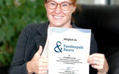 Ausgezeichnet als familienfreundliches Unternehmen – CSP GmbH & Co. KG ist Mitglied im „Familienpakt Bayern“