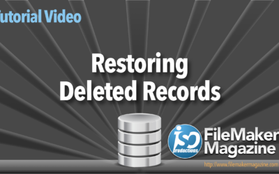 Restoring Deleted Records