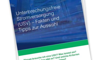 Digitalisieren ja bitte – mit der richtigen USV