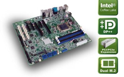 Industrielles Coffee Lake ATX Mainboard mit Dual Thunderbolt