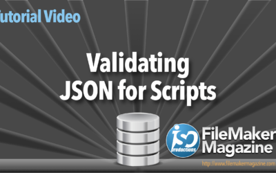 Validating JSON for Scripts