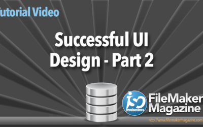 Successful UI Design – Part 2