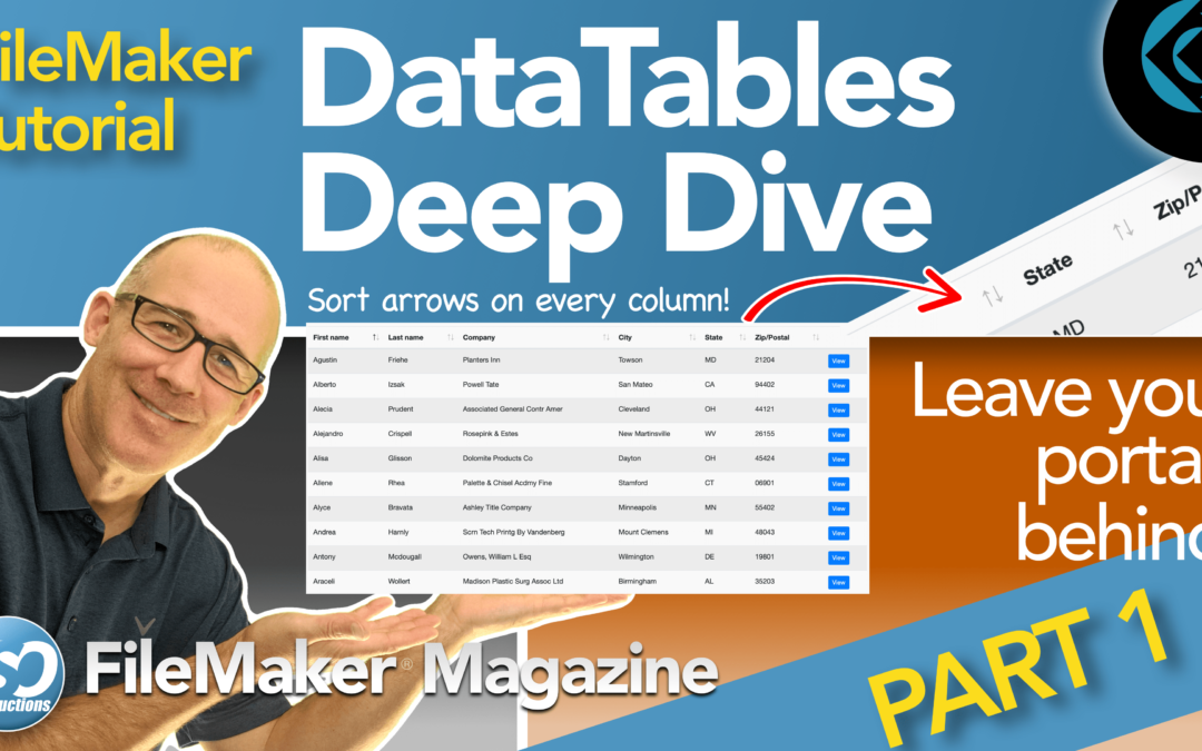 DataTables Deep Dive – Replacing Portals – Part 1