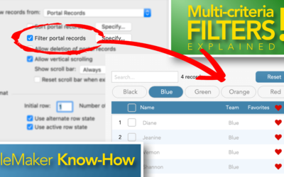 Multi-Criteria Portal Filtering