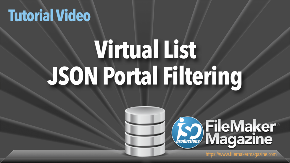 Virtual List JSON Portal Filtering - FM4U