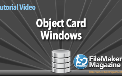 Object Card Windows