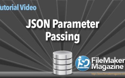 JSON Parameter Passing