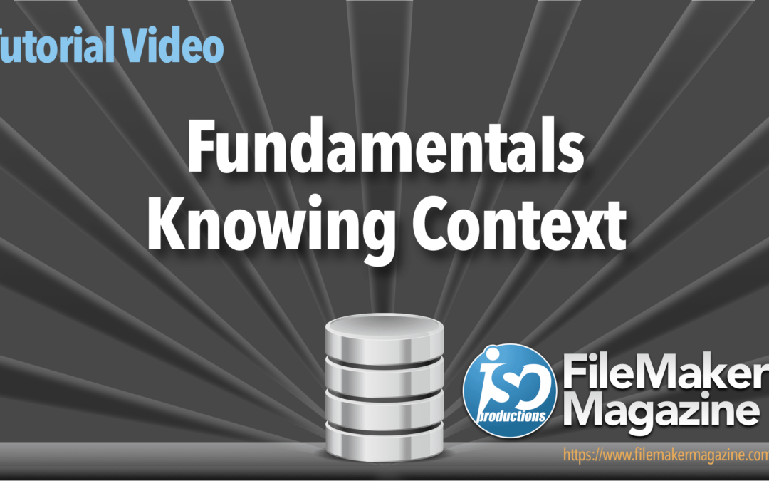 Fundamentals: Knowing Context