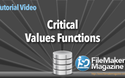 Critical Values Functions