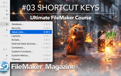 Ultimate FileMaker Course – 03 – Shortcut Keys